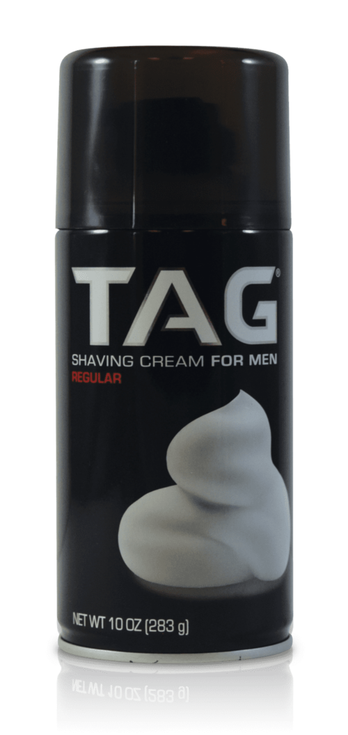 TAG 10 oz. SHAVING CREAM Regular