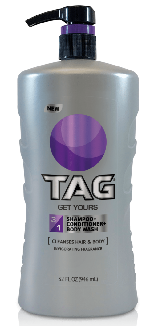TAG – 32 oz. 3-in-1 Shampoo, Conditioner & Body Wash Get Yours
