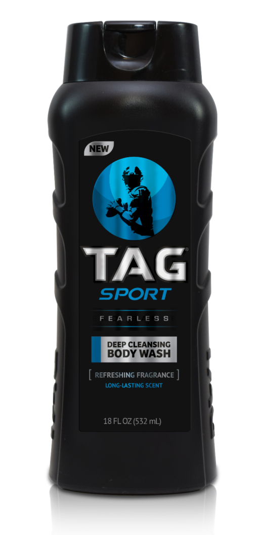 TAG SPORT 18oz. Deep Cleansing BODY WASH Fearless