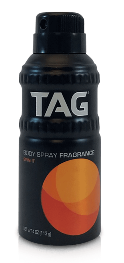 TAG 4 oz. Fragrance BODY SPRAY Spin It