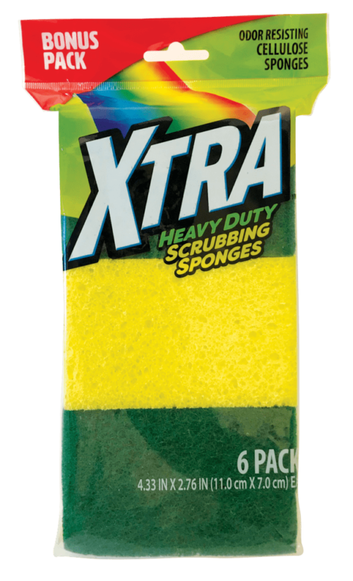 6 ct. Cellulose Heavy Duty Scrubbing Sponges