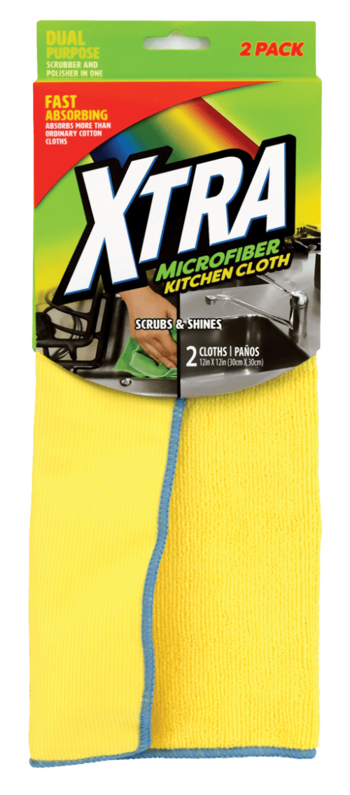 2 count Microfiber Cloth Dual Side (Cleaning and Polishing)
