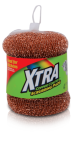 4 ct. Copper Coated Scrubbing Pads