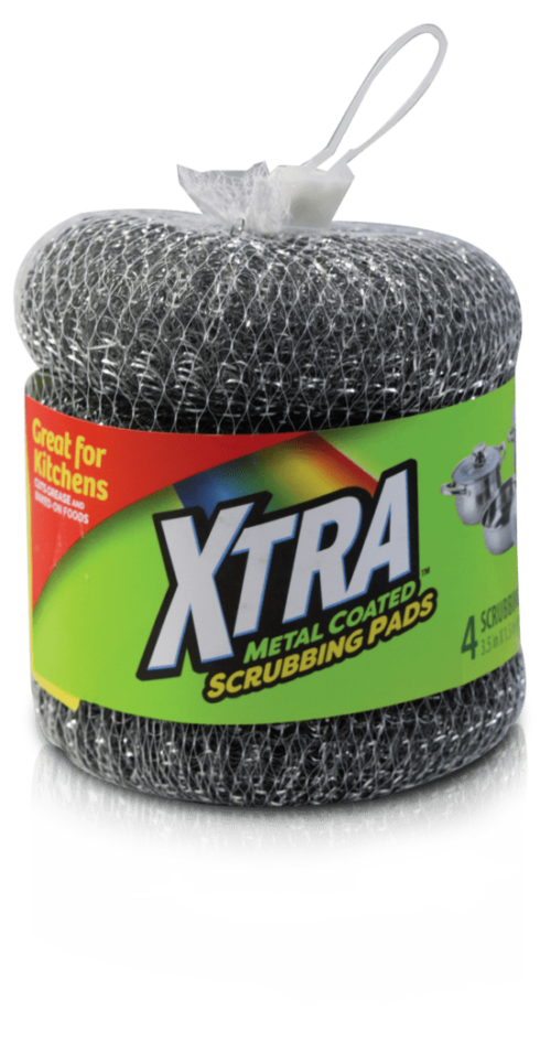 4 ct. Metal Coated Scrubbing Pads