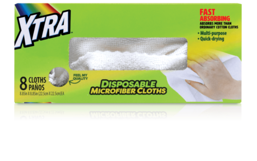 8 count Disposable Microfiber Cloths