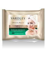 Yardley 30 ct., Facial Wipes, Hyaluronic Acid Essence